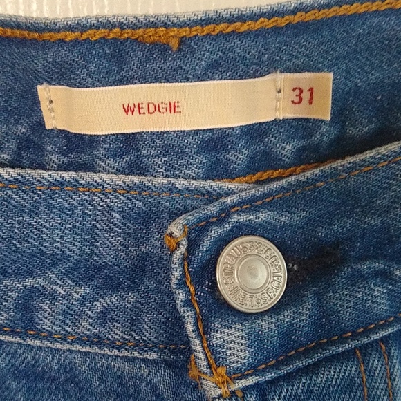 Levi's WEDGIE 100 cotton Hi rise size 31 - Picture 6 of 11